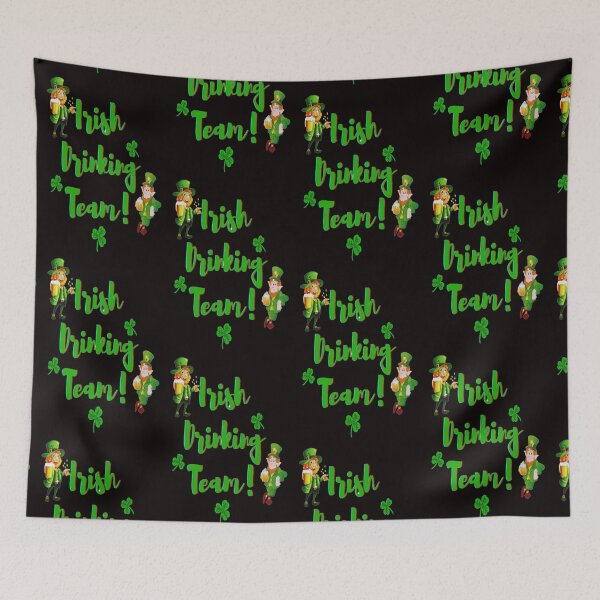 Item preview, Irish Drinking Team Esthetic Design, Let The Shenanigans Begin, Lucky Shamrock Irish Culture, Shenanigans Squad   designed and sold by Adri Barnard.