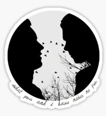 gallavich shameless Sticker