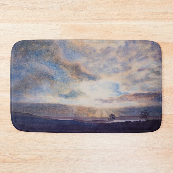 Item preview, Light and colours in the evening sky. Watercolour painting by Einar Aasen designed and sold by Einar Aasen.