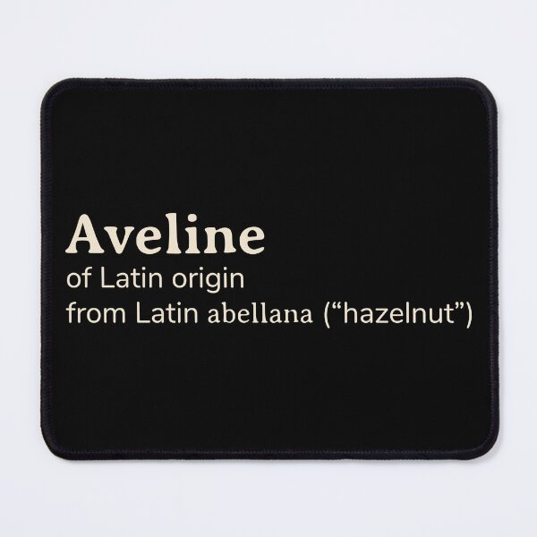 Item preview, Aveline name etymology designed and sold by YourNameStory.