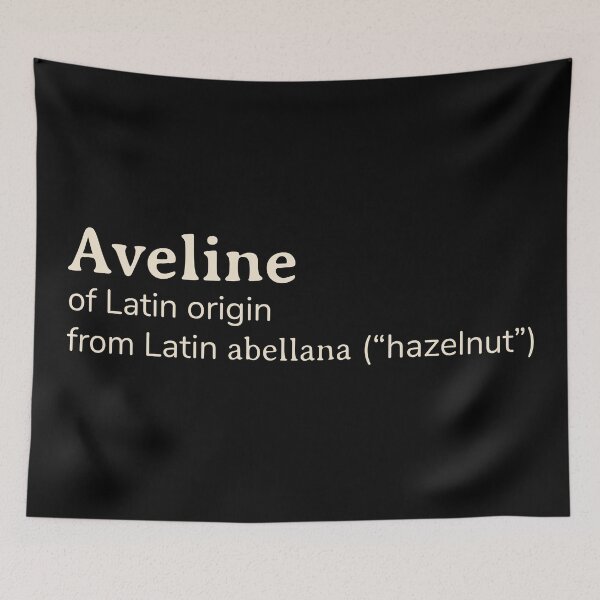Item preview, Aveline name etymology designed and sold by YourNameStory.