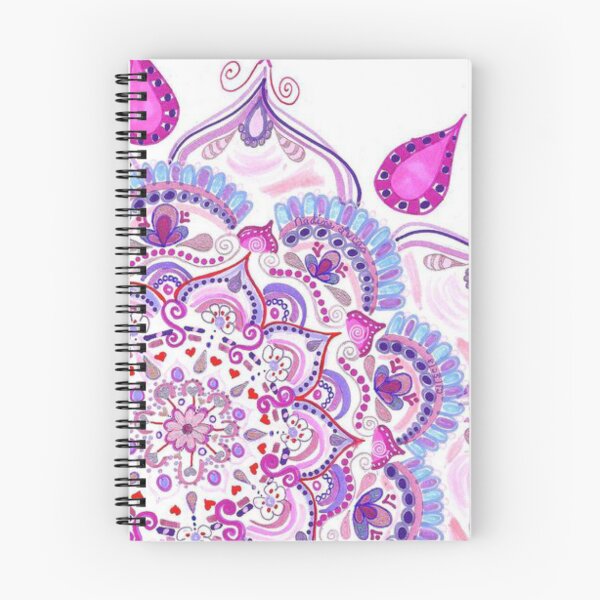 Item preview, Deep Mauve and Mulberry Floral Mandala designed and sold by BellaProject.