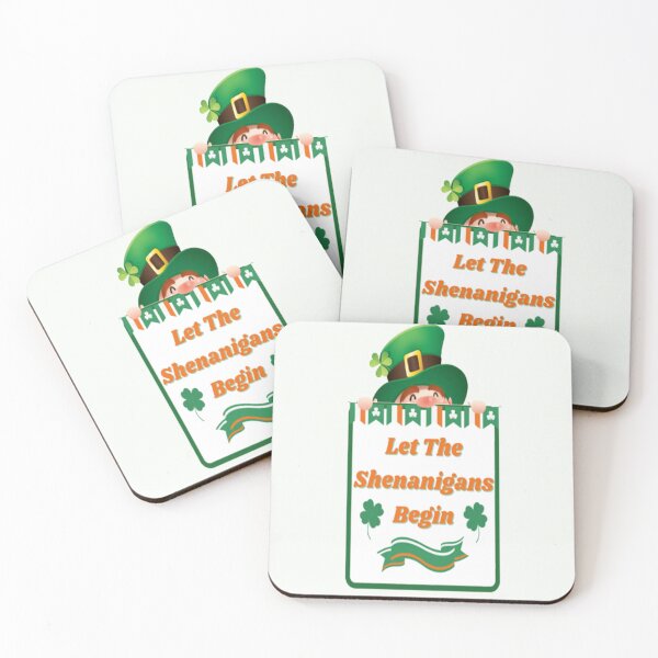 Item preview, Let The Shenanigans Begin Cute Design, Let The Shenanigans Begin, Lucky Shamrock Irish Culture, Shenanigans Squad   designed and sold by Adri Barnard.
