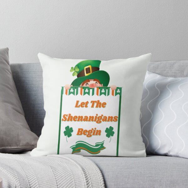 Item preview, Let The Shenanigans Begin Cute Design, Let The Shenanigans Begin, Lucky Shamrock Irish Culture, Shenanigans Squad   designed and sold by Adri Barnard.