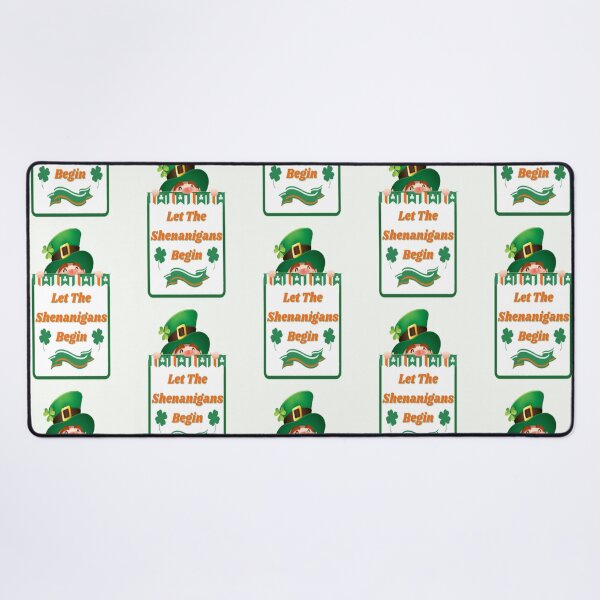 Item preview, Let The Shenanigans Begin Cute Design, Let The Shenanigans Begin, Lucky Shamrock Irish Culture, Shenanigans Squad designed and sold by Adri Barnard.