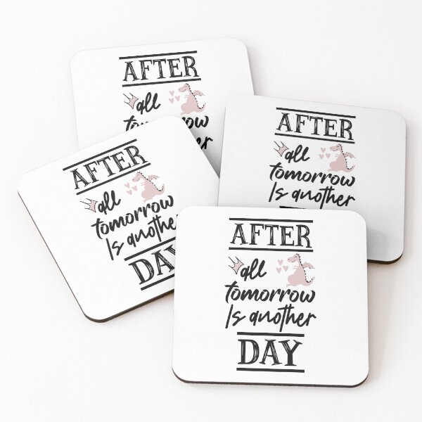 Item preview, ⭐⭐⭐⭐⭐4.8 - after all tomorrow is another day, motivational and inspirational quote for women and girls designed and sold by kind4you.