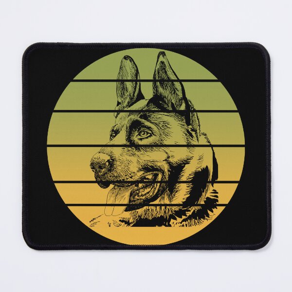 Item preview, German Shepherd Head Vintage Style designed and sold by ramazis.