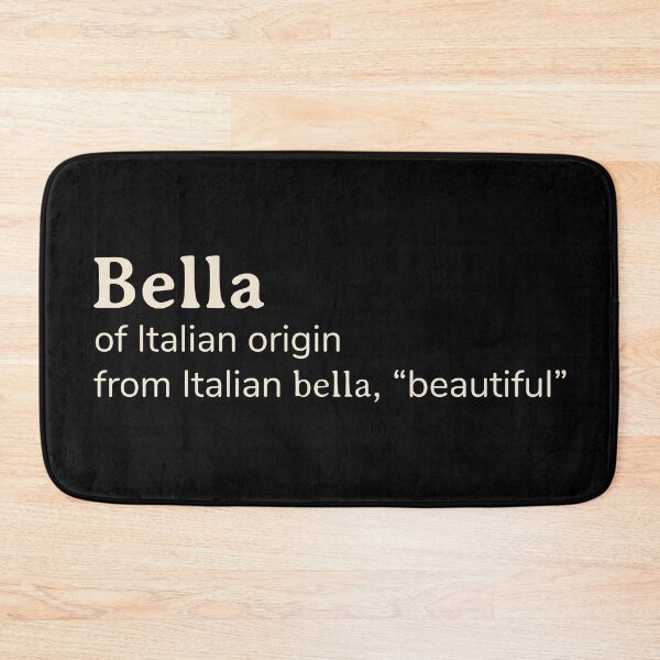 Item preview, Bella name etymology designed and sold by YourNameStory.