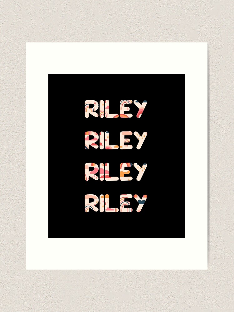 Riley (male) | Name Art Print