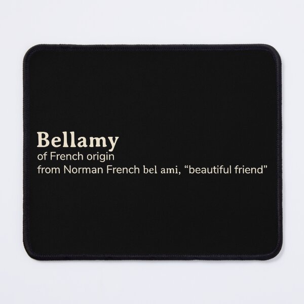 Item preview, Bellamy name etymology designed and sold by YourNameStory.