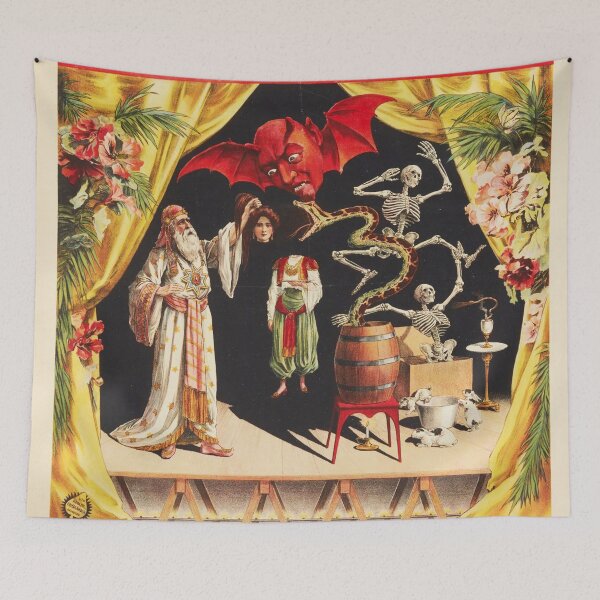 Item preview, Vintage magic poster art designed and sold by Vintage Designs +.