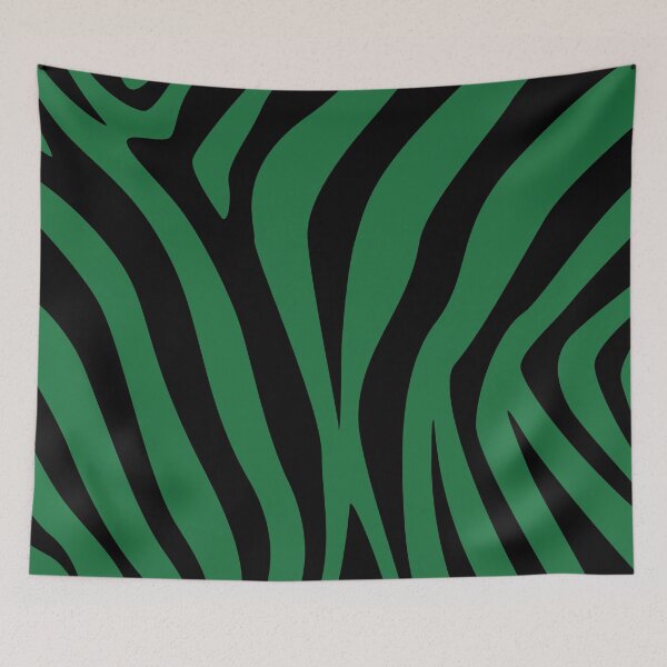 Item preview, Green zebra stripes blanket designed and sold by LordSH.