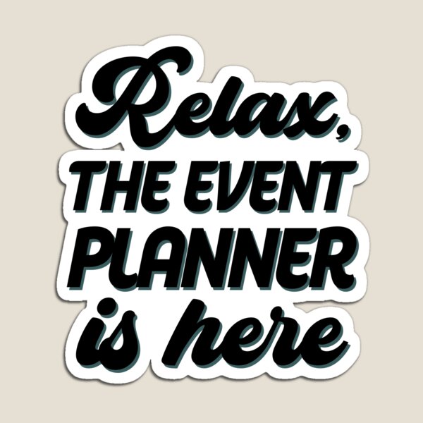 Item preview, Event Planner designed and sold by RetroSentio.