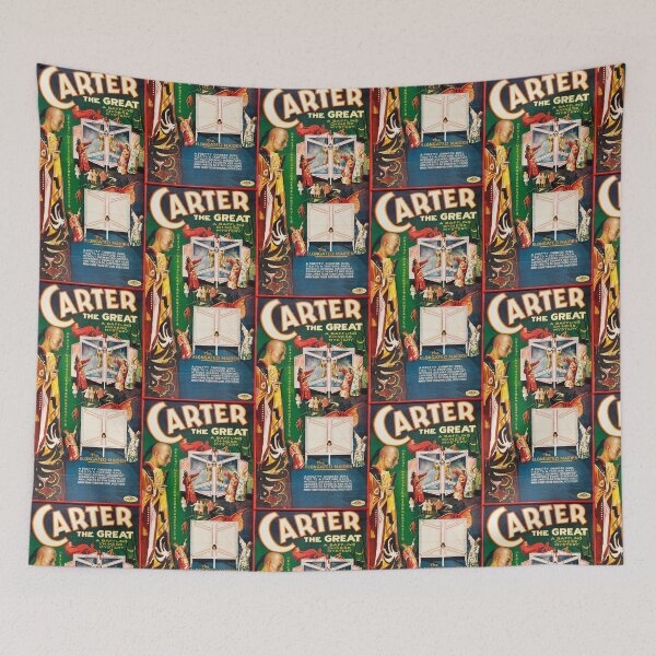 Item preview, Vintage carter the great magician poster art designed and sold by Vintage Designs +.