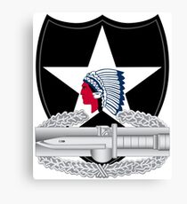 2nd Infantry Combat Action Canvas Print