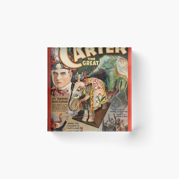 Item preview, Vintage magic Circus poster Carter the great designed and sold by Vintage Designs +.