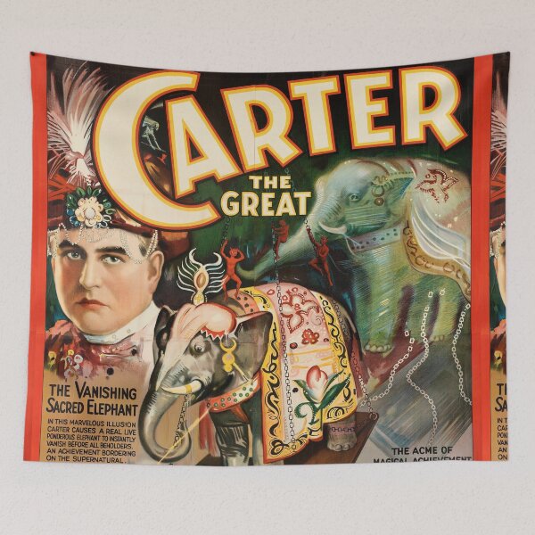 Aperçu de l'œuvre Vintage magic Circus poster Carter the great créée et vendue par Vintage Designs +.