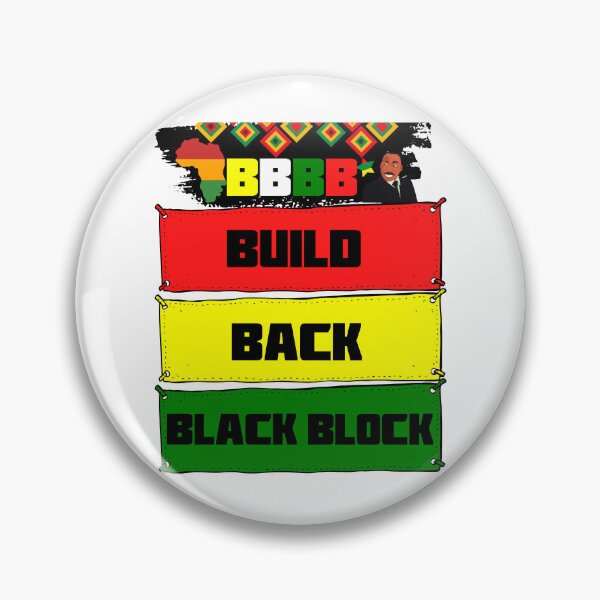 Item preview, Build Back Black Block designed and sold by Chrisblazestore.