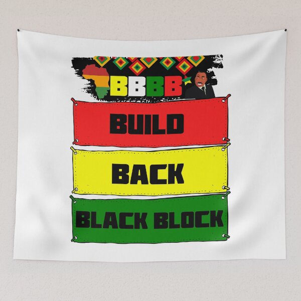 Item preview, Build Back Black Block designed and sold by Chrisblazestore.