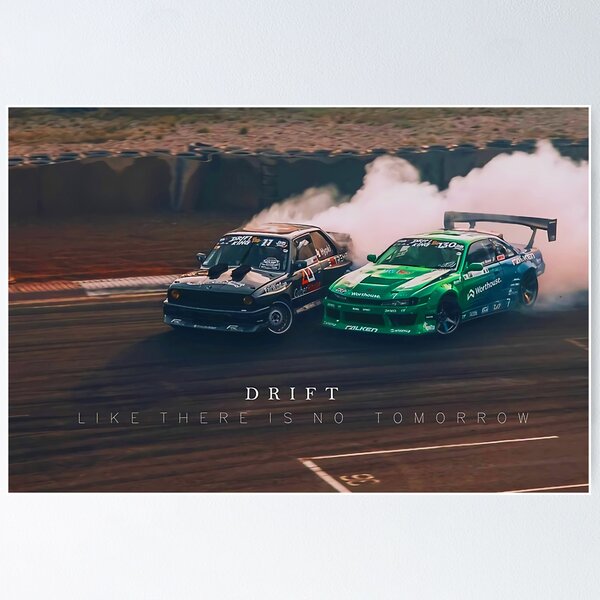 Wall Art Print Drifting Car Auto Drift, Gifts & Merchandise