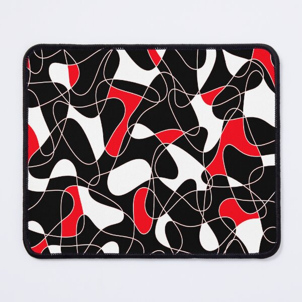 Item preview, Abstract pattern - red and black. designed and sold by K.S ART.
