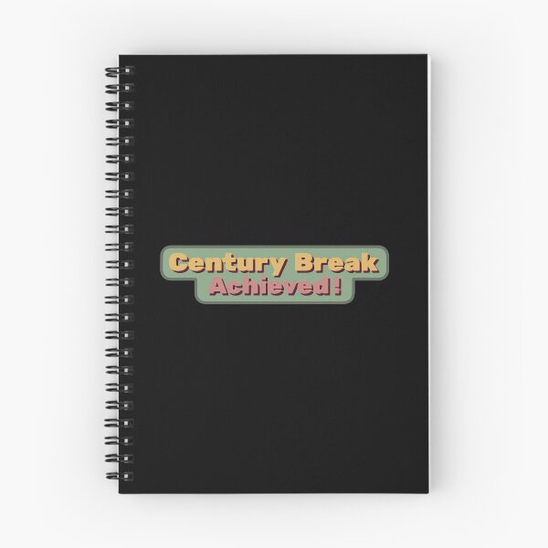 Item preview, Century Break Achieved Sticker designed and sold by Cue-.