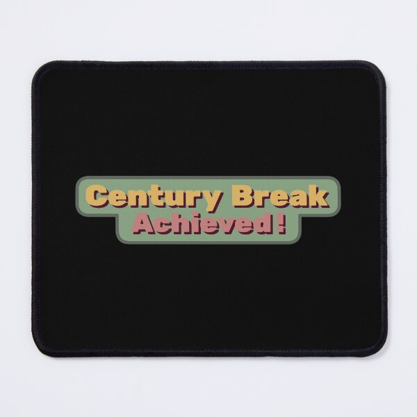 Item preview, Century Break Achieved Sticker designed and sold by Cue-.