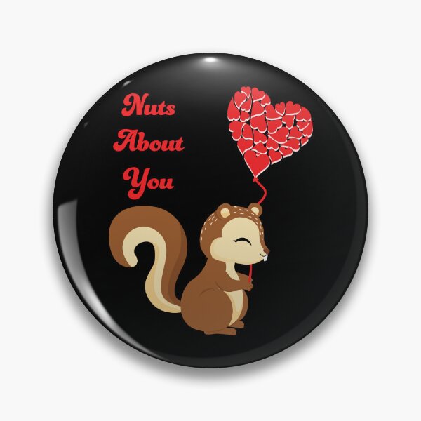 Item preview, Funny Valentines Day Nuts About You Cute Squirrel  designed and sold by geminivibe.
