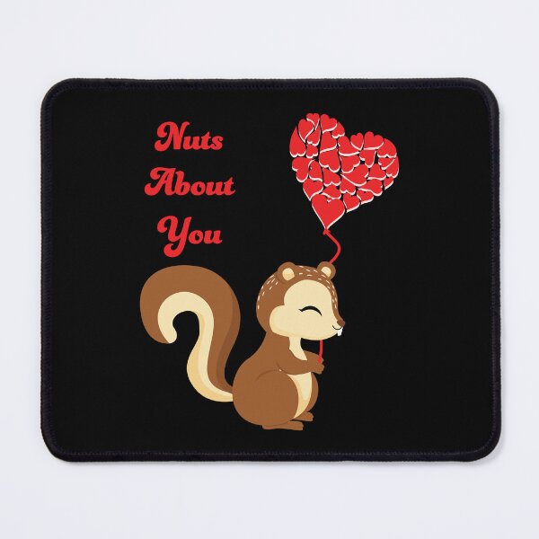 Item preview, Funny Valentines Day Nuts About You Cute Squirrel designed and sold by geminivibe.