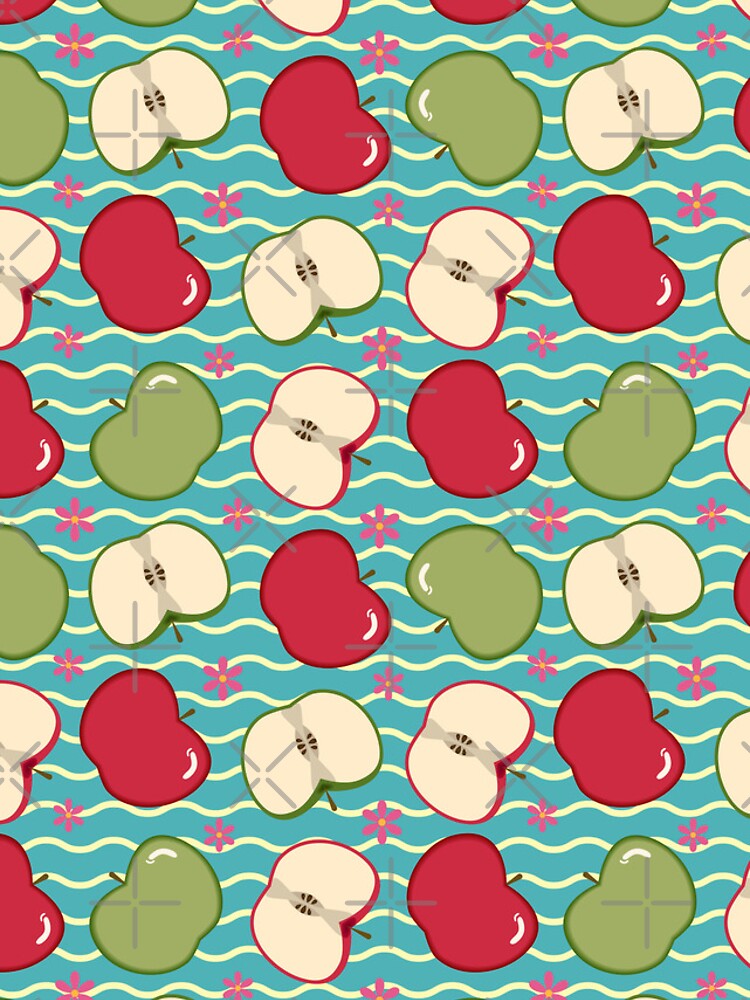 Thumbnail 4 of 4, iPhone Case, Apples Pattern Design designed and sold by AyeshasDesigns.
