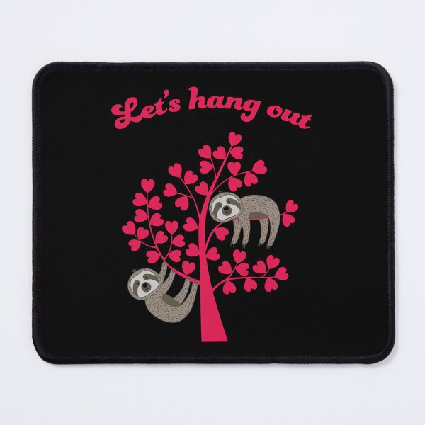 Item preview, Cute Valentines Day Sloth Let's Hang Out Two Cute Sloths designed and sold by geminivibe.