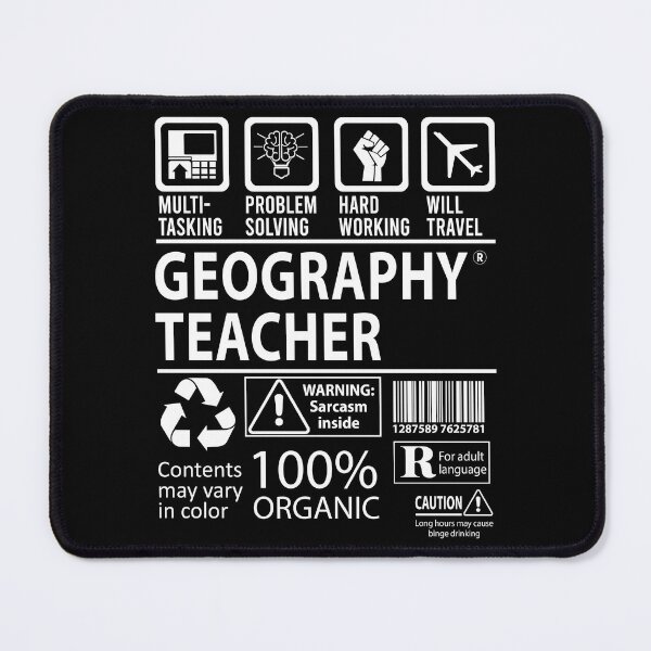 Item preview, Geography Teacher T Shirt - MultiTasking Certified Job Gift Item Tee designed and sold by sabinacsnm.