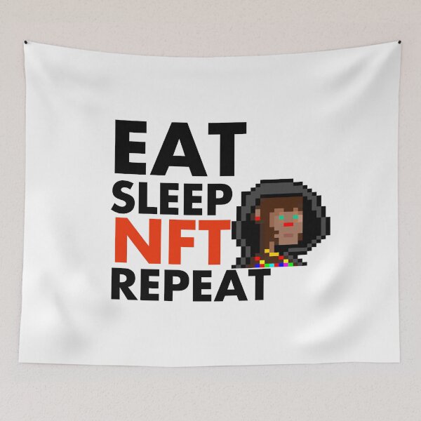 Item preview, Eat Sleep Collect NFT Crypto Monkey #47 designed and sold by patricklevar.