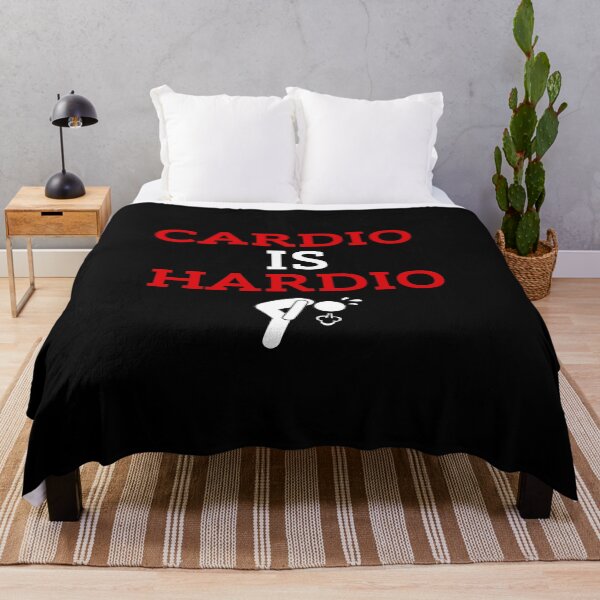 Item preview, Cardio Is Hardio Black Background designed and sold by ZestyFruit.
