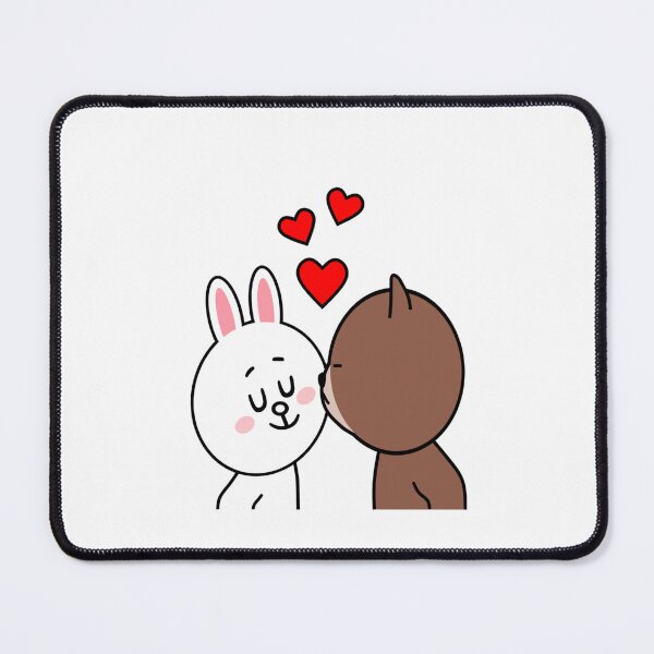 Item preview, Brown Bear Cony Bunny Rabbit The Kiss Classic T-Shirt designed and sold by MartinRenner.