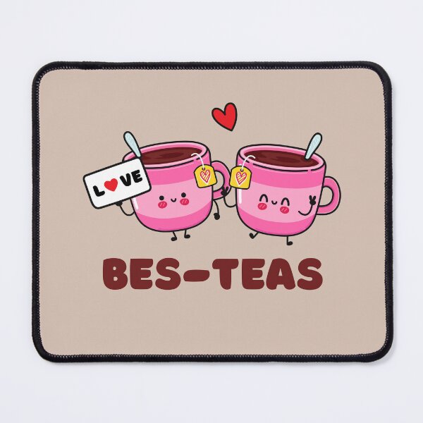 Item preview, Bes-teas, cute best teas for best friends, love pun. Smiling friends and best friends forever designed and sold by WhaleSharkShop.