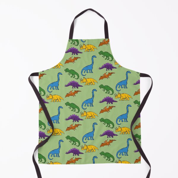 Item preview, Multicolor Dinosaur print light green designed and sold by DemonicGloom.