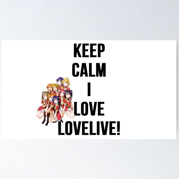 Poster Keep Calm and Love Anime 61x91,5cm