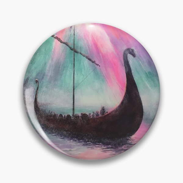 Item preview, Viking Ship under Northern Lights designed and sold by Malc Sutherland.