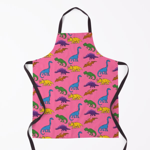 Item preview, Multicolor Dinosaur print pink designed and sold by DemonicGloom.