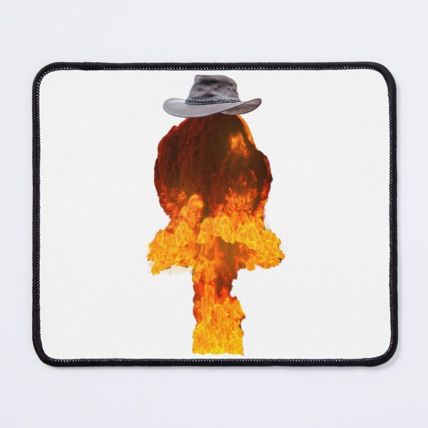 Item preview, Nuclear Explosion with Cowboy Hat designed and sold by dino8.