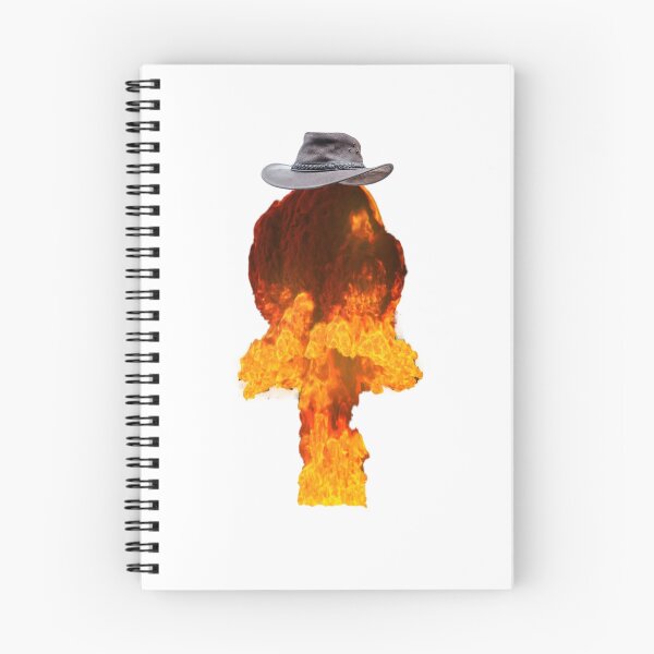Item preview, Nuclear Explosion with Cowboy Hat designed and sold by dino8.