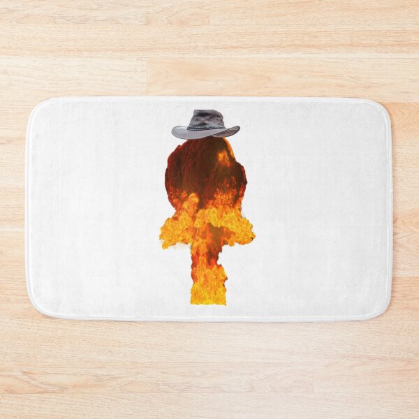 Item preview, Nuclear Explosion with Cowboy Hat designed and sold by dino8.