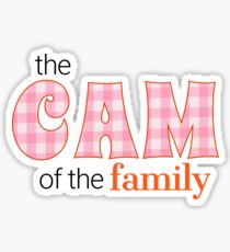 Pegatina La cámara de la familia: diversión familiar moderna