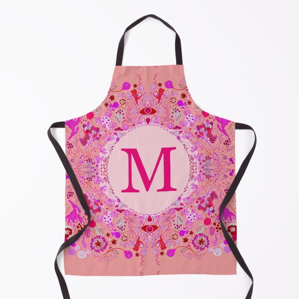Item preview, M Initial Letter Pink Neon designed and sold by MDBespokeArt.