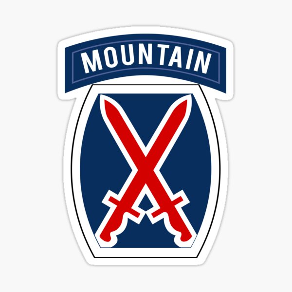 10th Mountain Sticker