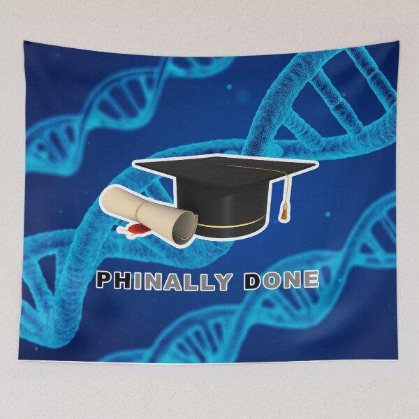 Item preview, PhD Finally done (Phinally Done) doctorate on DNA designed and sold by Lady-Frost.