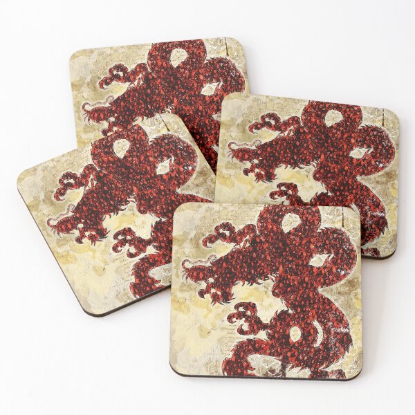 Artikelvorschau, Abstrakter Farbdruck roter Drache entworfen und verkauft von artdragongift 15.