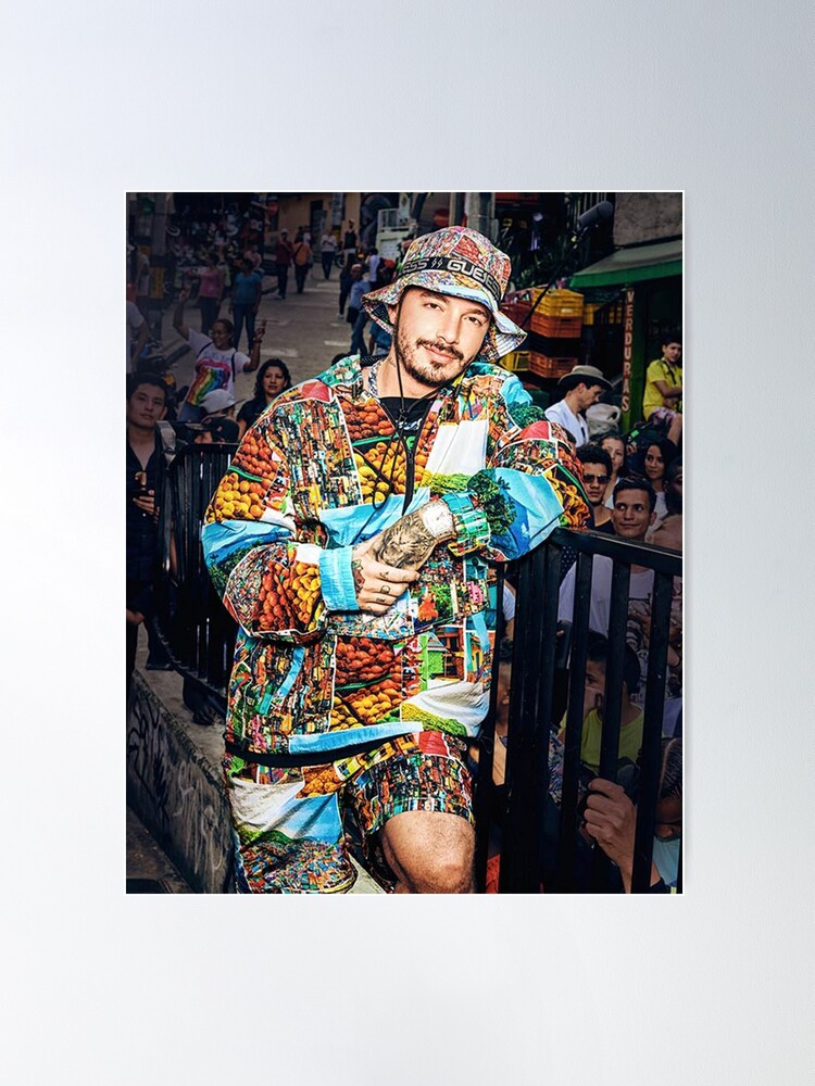 J Balvin Color Style Poster for Sale by Tranclarence