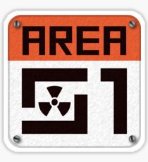 Area 51 Sign Sticker